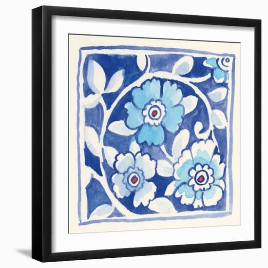 Peacock Garden IX-Miranda Thomas-Framed Art Print