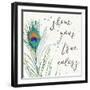 Peacock Garden VII-Anne Tavoletti-Framed Art Print