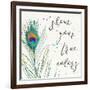 Peacock Garden VII-Anne Tavoletti-Framed Art Print