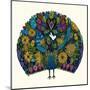 Peacock Garden-Sharon Turner-Mounted Art Print