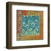 Peacock I-Louise Montillio-Framed Art Print