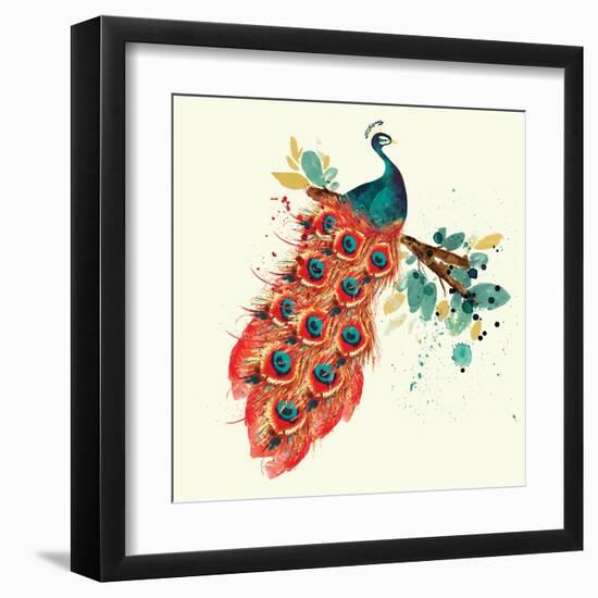 Peacock I-Sara Berrenson-Framed Art Print