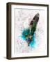 Peacock I-Chamira Young-Framed Art Print