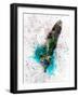 Peacock I-Chamira Young-Framed Art Print