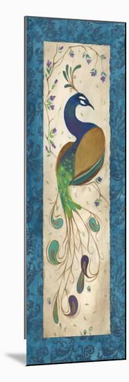 Peacock III-Steve Leal-Mounted Art Print