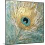 Peacock Impasto I-Sasha-Mounted Giclee Print