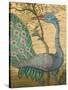 Peacock Mosaic, Eleftherotria Monastery, Macherado, Zakynthos, Ionian Islands, Greece-Walter Bibikow-Stretched Canvas