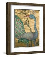 Peacock Mosaic, Eleftherotria Monastery, Macherado, Zakynthos, Ionian Islands, Greece-Walter Bibikow-Framed Photographic Print