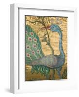 Peacock Mosaic, Eleftherotria Monastery, Macherado, Zakynthos, Ionian Islands, Greece-Walter Bibikow-Framed Photographic Print