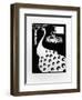 Peacock Motif, from Le Morte D'Arthur-Aubrey Beardsley-Framed Giclee Print