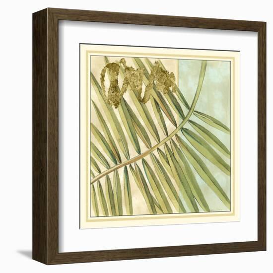 Peacock Palm VI-Jennifer Goldberger-Framed Art Print