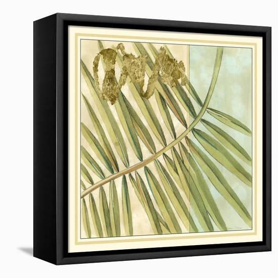 Peacock Palm VI-Jennifer Goldberger-Framed Stretched Canvas