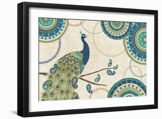 Peacock Paradise I-Veronique Charron-Framed Art Print