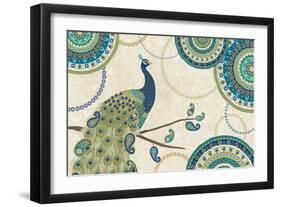 Peacock Paradise I-Veronique Charron-Framed Art Print