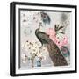 Peacock Pastels 2-Lula Bijoux-Framed Art Print