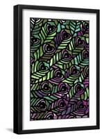 Peacock Pattern-Mindy Sommers-Framed Giclee Print