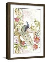 Peacock Perch-Stefan Jans-Framed Giclee Print