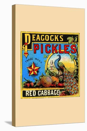 Peacock Pickles-null-Stretched Canvas
