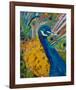 Peacock Plumage-null-Framed Art Print