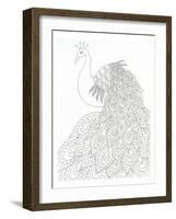 Peacock Queen-Pam Varacek-Framed Art Print