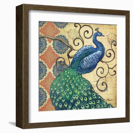 Peacock's Splendor I-Paul Brent-Framed Art Print