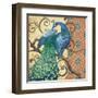 Peacock's Splendor II-Paul Brent-Framed Art Print