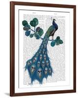 Peacock Soul Gatherer-Fab Funky-Framed Art Print