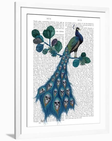 Peacock Soul Gatherer-Fab Funky-Framed Art Print