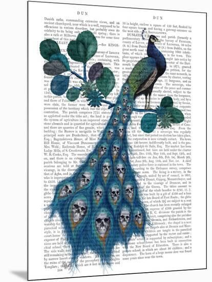 Peacock Soul Gatherer-Fab Funky-Mounted Art Print