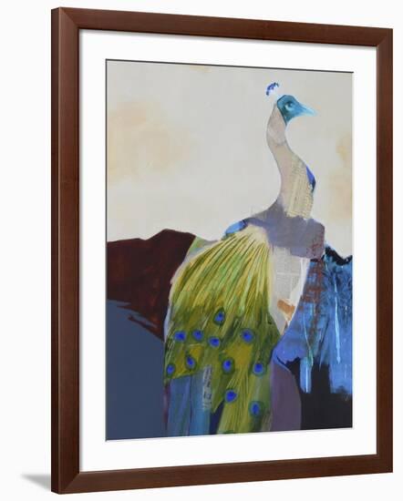 Peacock Transition I-Larry Foregard-Framed Art Print