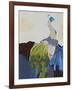 Peacock Transition I-Larry Foregard-Framed Art Print