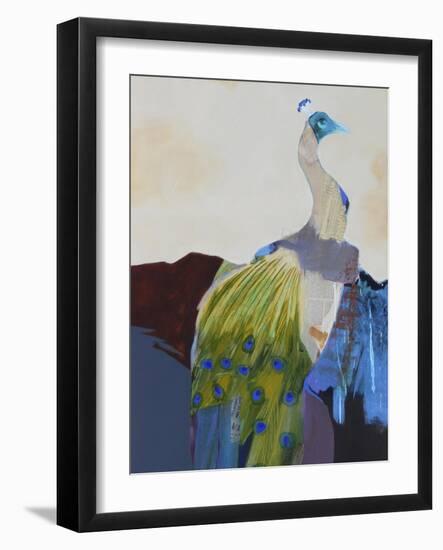 Peacock Transition I-Larry Foregard-Framed Premium Giclee Print