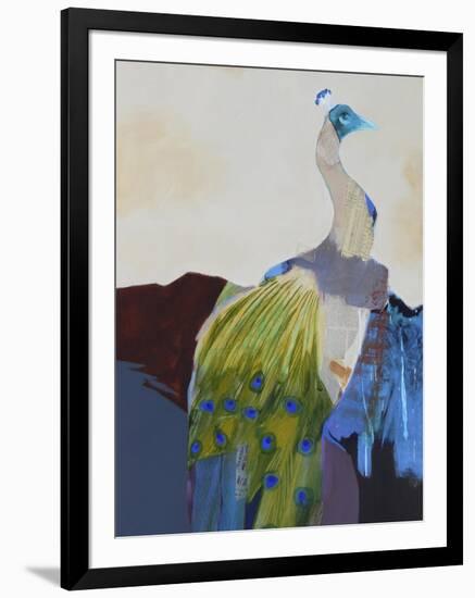 Peacock Transition I-Larry Foregard-Framed Art Print