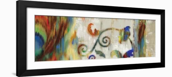 Peacock Trellis-Sloane Addison  -Framed Art Print