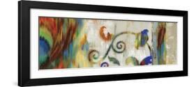 Peacock Trellis-Sloane Addison  -Framed Art Print