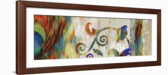 Peacock Trellis-Sloane Addison  -Framed Art Print