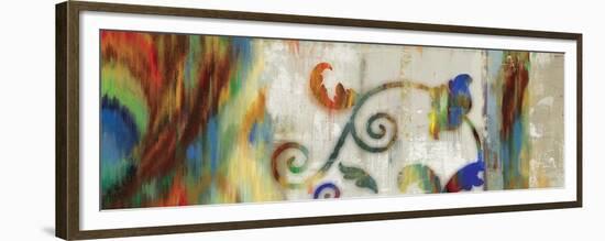 Peacock Trellis-Sloane Addison  -Framed Premium Giclee Print