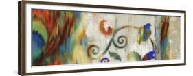 Peacock Trellis-Sloane Addison  -Framed Premium Giclee Print