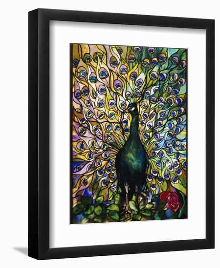 Peacock-American School-Framed Premium Giclee Print