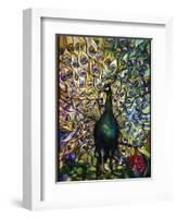 Peacock-American School-Framed Premium Giclee Print