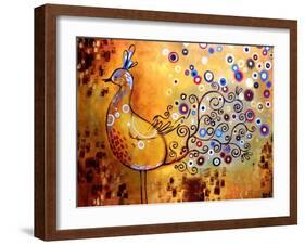 Peacock-Natasha Wescoat-Framed Giclee Print