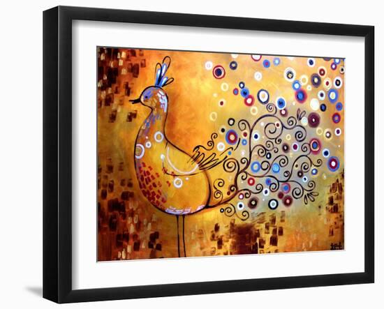 Peacock-Natasha Wescoat-Framed Giclee Print