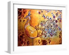 Peacock-Natasha Wescoat-Framed Giclee Print