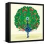 Peacock-Teofilo Olivieri-Framed Stretched Canvas