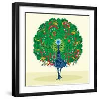 Peacock-Teofilo Olivieri-Framed Giclee Print
