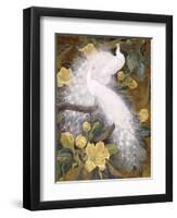 Peacocks on Copa De Oro-Jesse Arms Botke-Framed Art Print