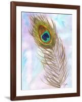 Peacocl Feather 2-Beverly Dyer-Framed Art Print