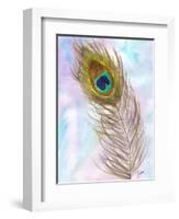 Peacocl Feather 2-Beverly Dyer-Framed Art Print