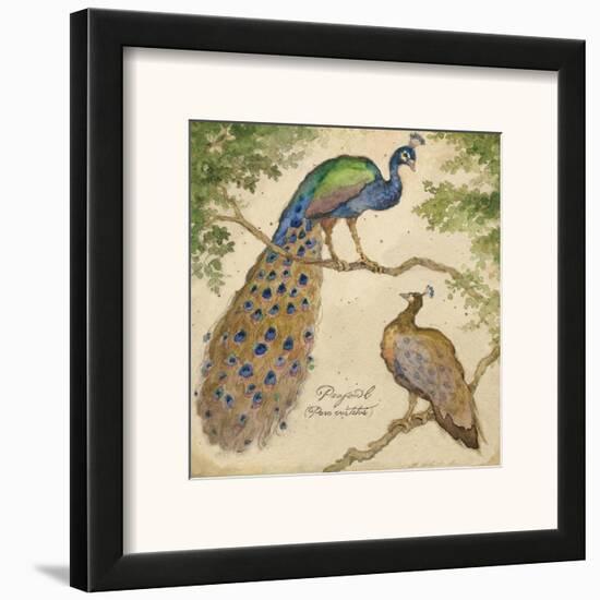 Peafowls-Betty Whiteaker-Framed Art Print