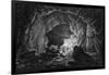 Peak Cavern, Derbyshire-E Dayes-Framed Art Print